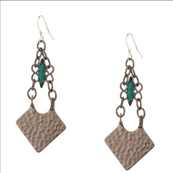 Alex and Ani Jewelry - Alex and Ani Norway Hammered Swarovski Earrings